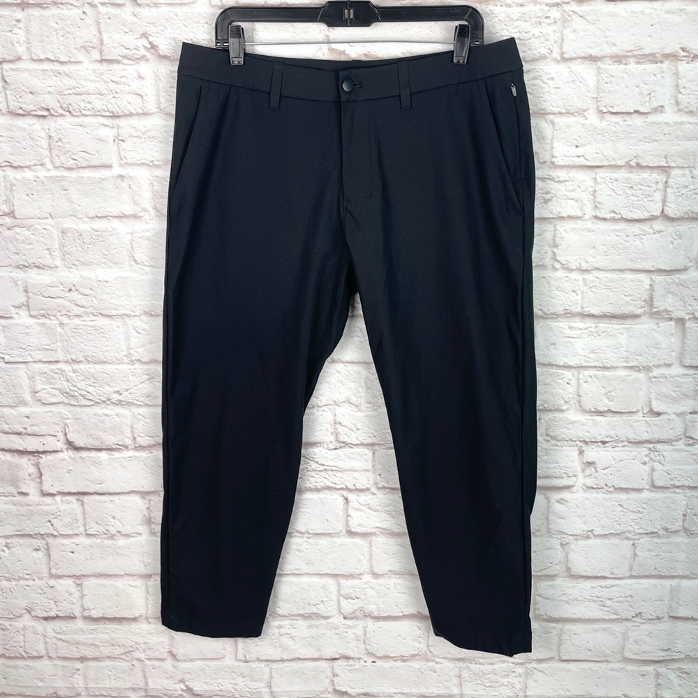 Lululemon ABC Black Pant Shorter Inseam Size 34